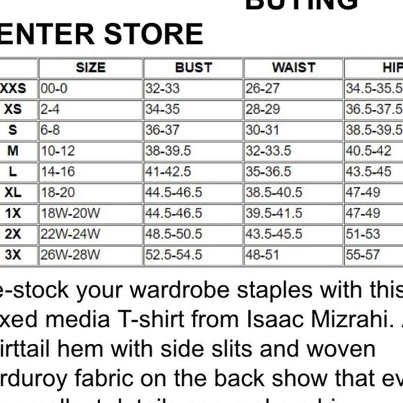 Isaac Mizrahi Live! DENIM Slub Knit Tunic w/ Plaid Corduro Back - Picture 6 of 6